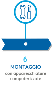 6 fase di montaggio